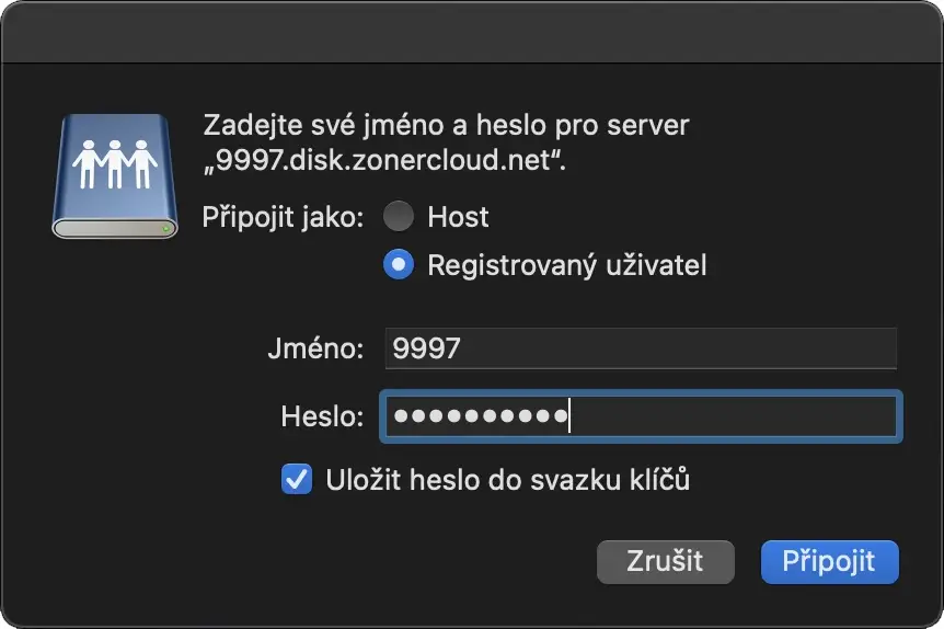 Jak jednoduše připojit Cloud Disk v operačním systému macOS