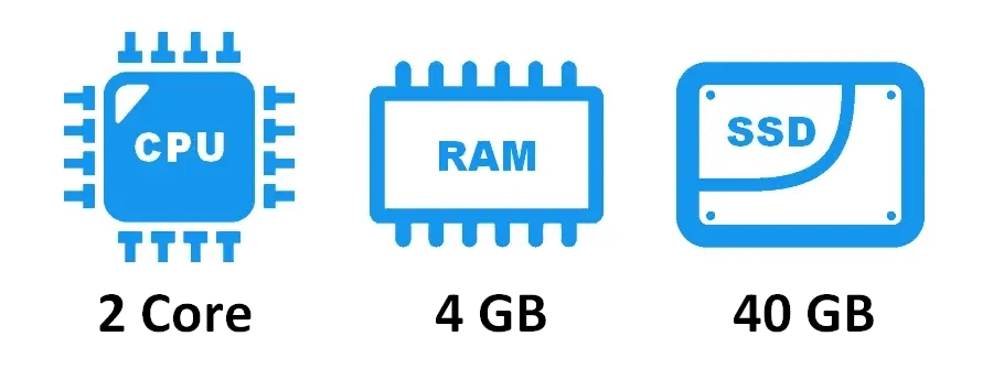 Parametry serverů